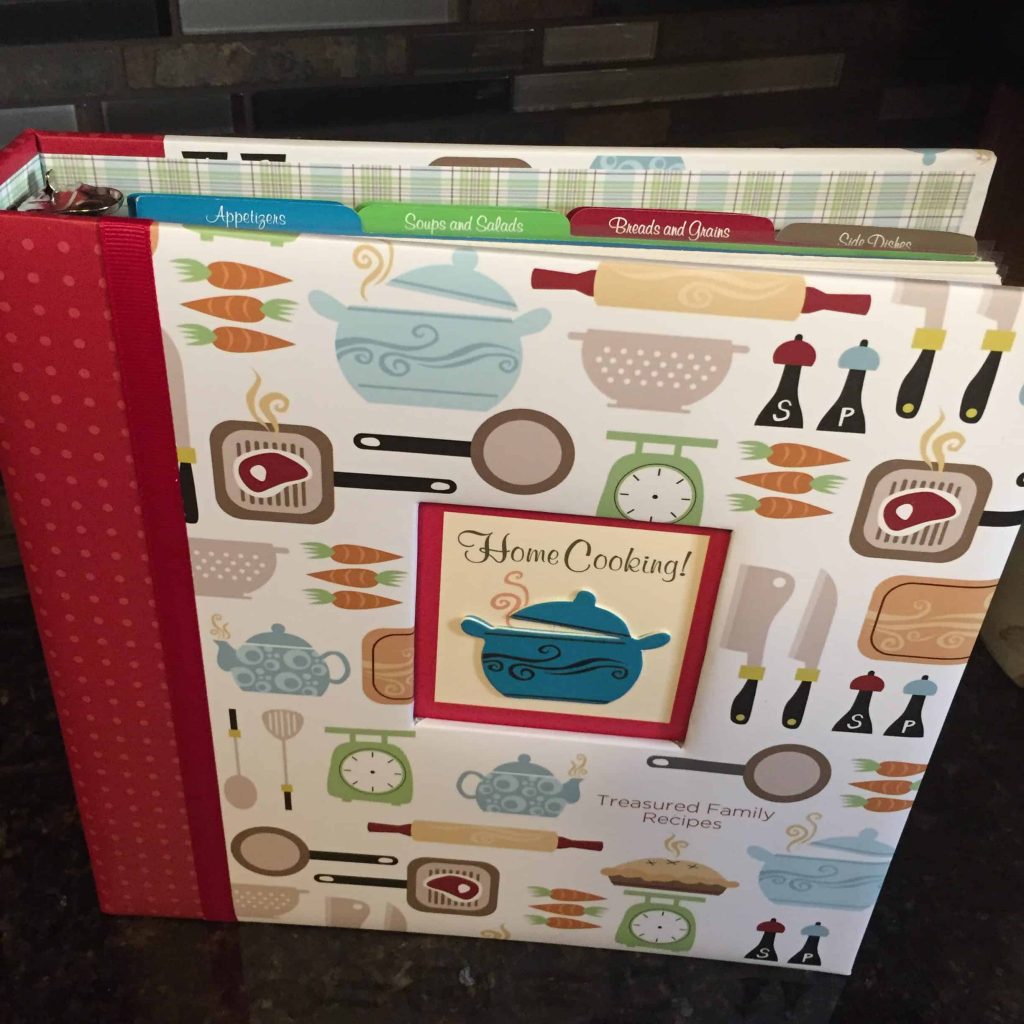 Treasured Family Recipe Binder