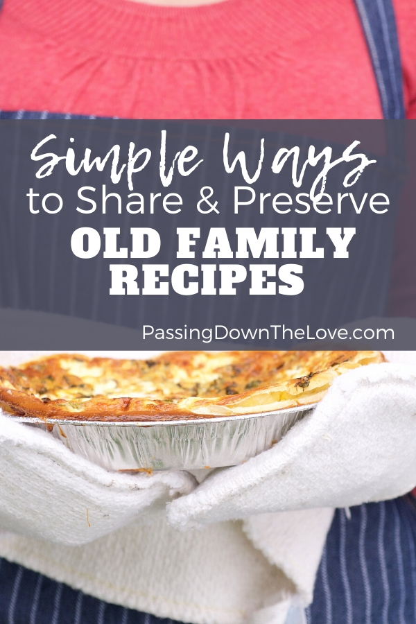 Preserve family recipes PIN
