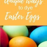 dyeing Easter Eggs