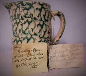 Little Green pitcher Know the story of family objects.