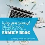 Hobby blogging for family memories