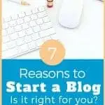 Reasons to start a blog