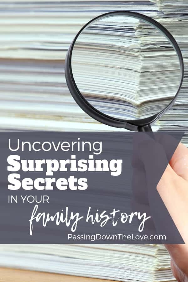 Discovering family secrets in your family history