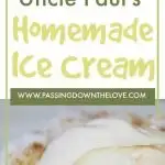 Homemade Vanilla Ice Cream Recipe