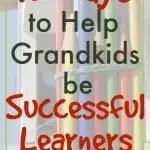 Grandparents helping kids become successful learners