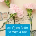 Open letter to parents