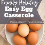 Easy Holiday Egg Casserole
