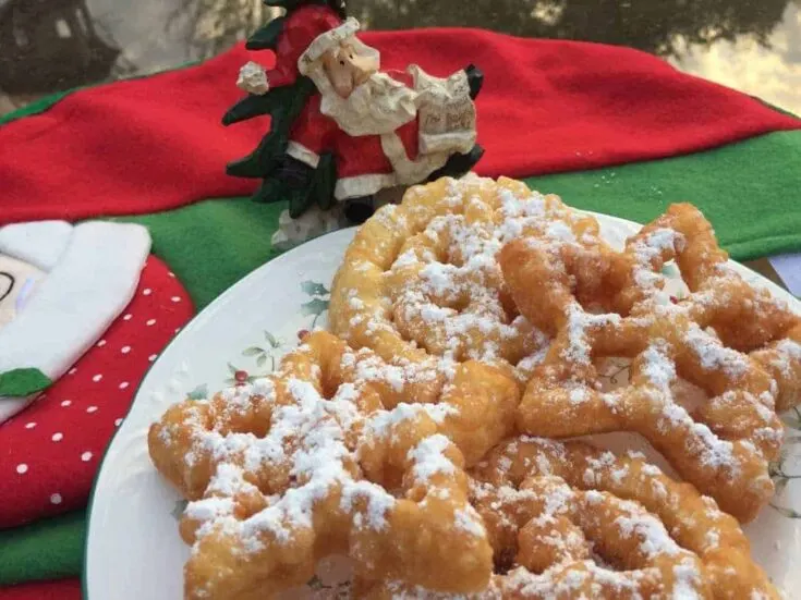 Funnel Cake Rosettes