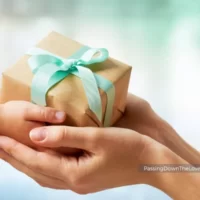 hands and a gift