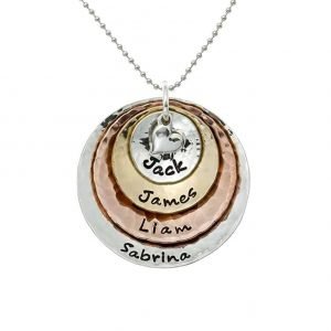 A gift of personalized necklace for Grandma