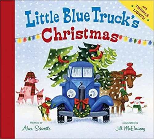 The Little Blue Truck Christmas book. Kid's favorite Christmas books.