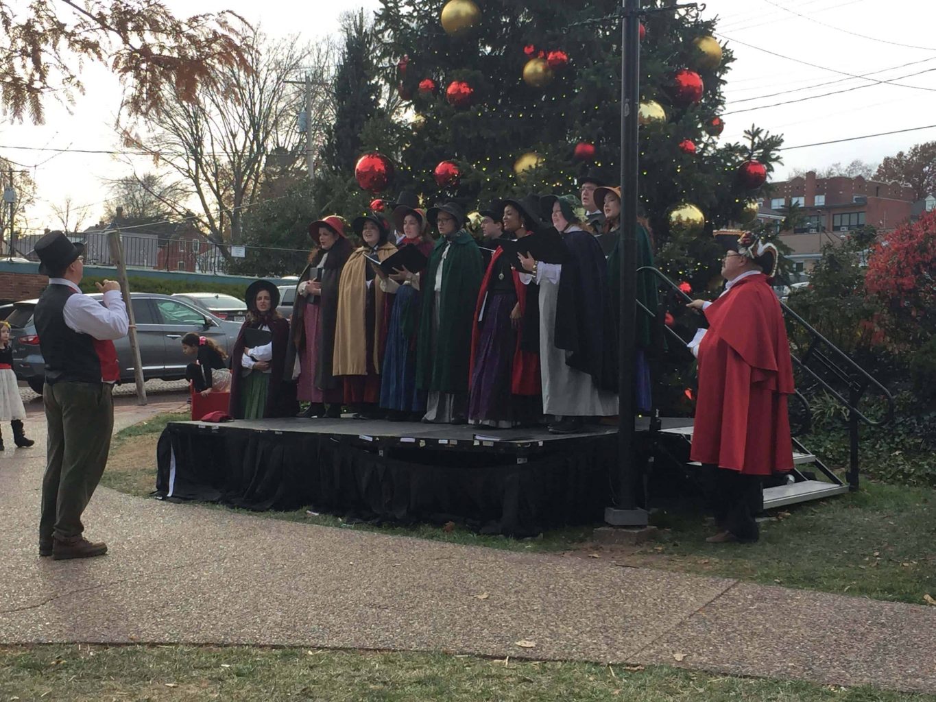 Christmas Traditions carolers