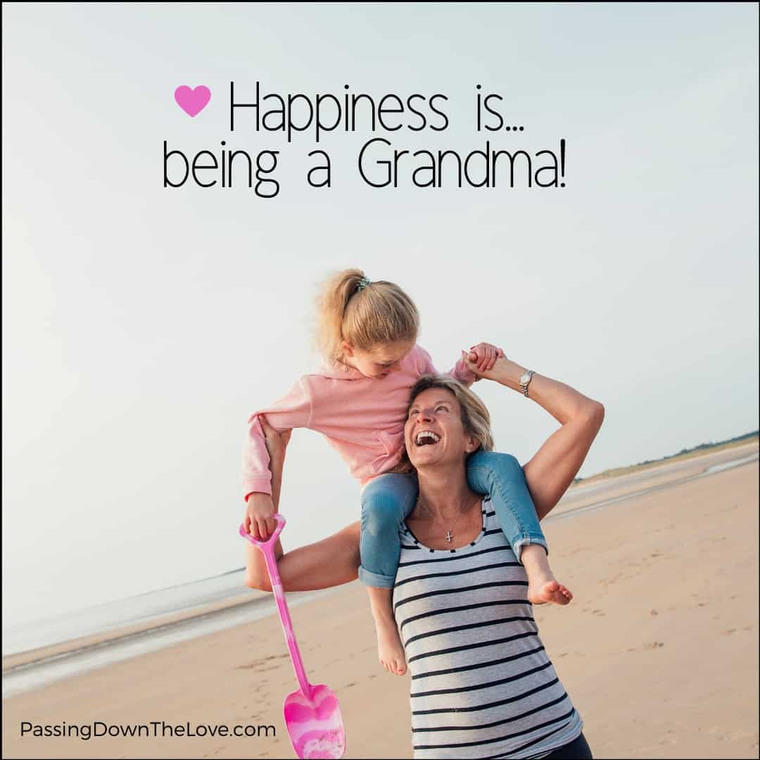 Happiness is being a Grandma quote