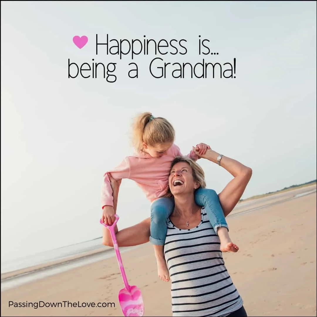 Happiness is being a Grandma quote