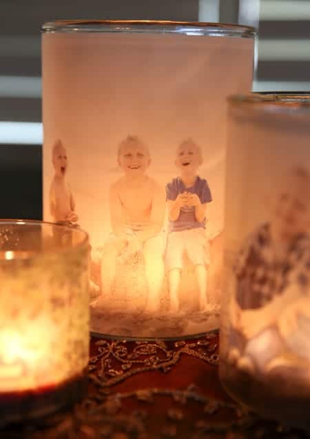 Family Picture Luminaries