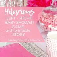 Left Right Baby Shower Games Story