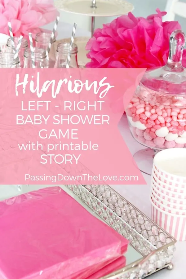 Left Right Baby Shower Games Story