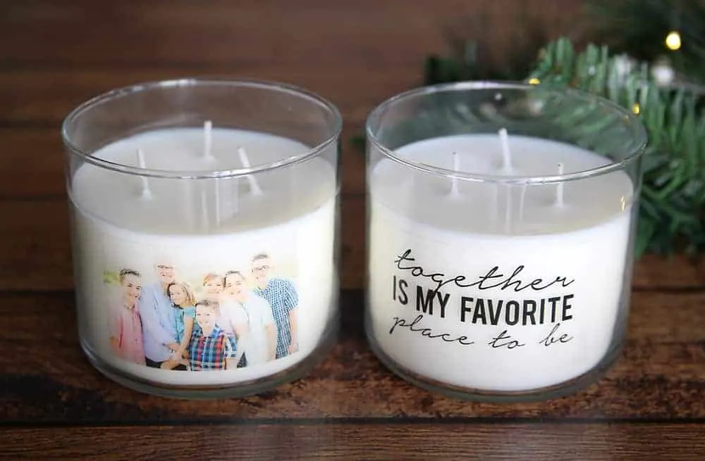 Making Personalized Photo candles