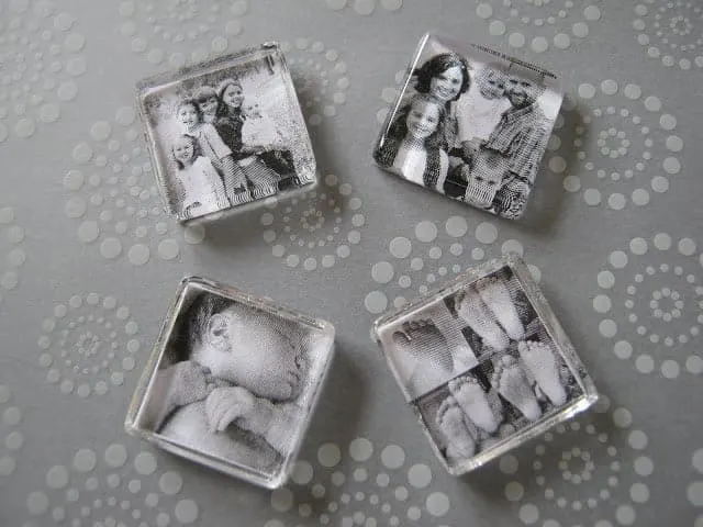 Personalized photo craft necklace