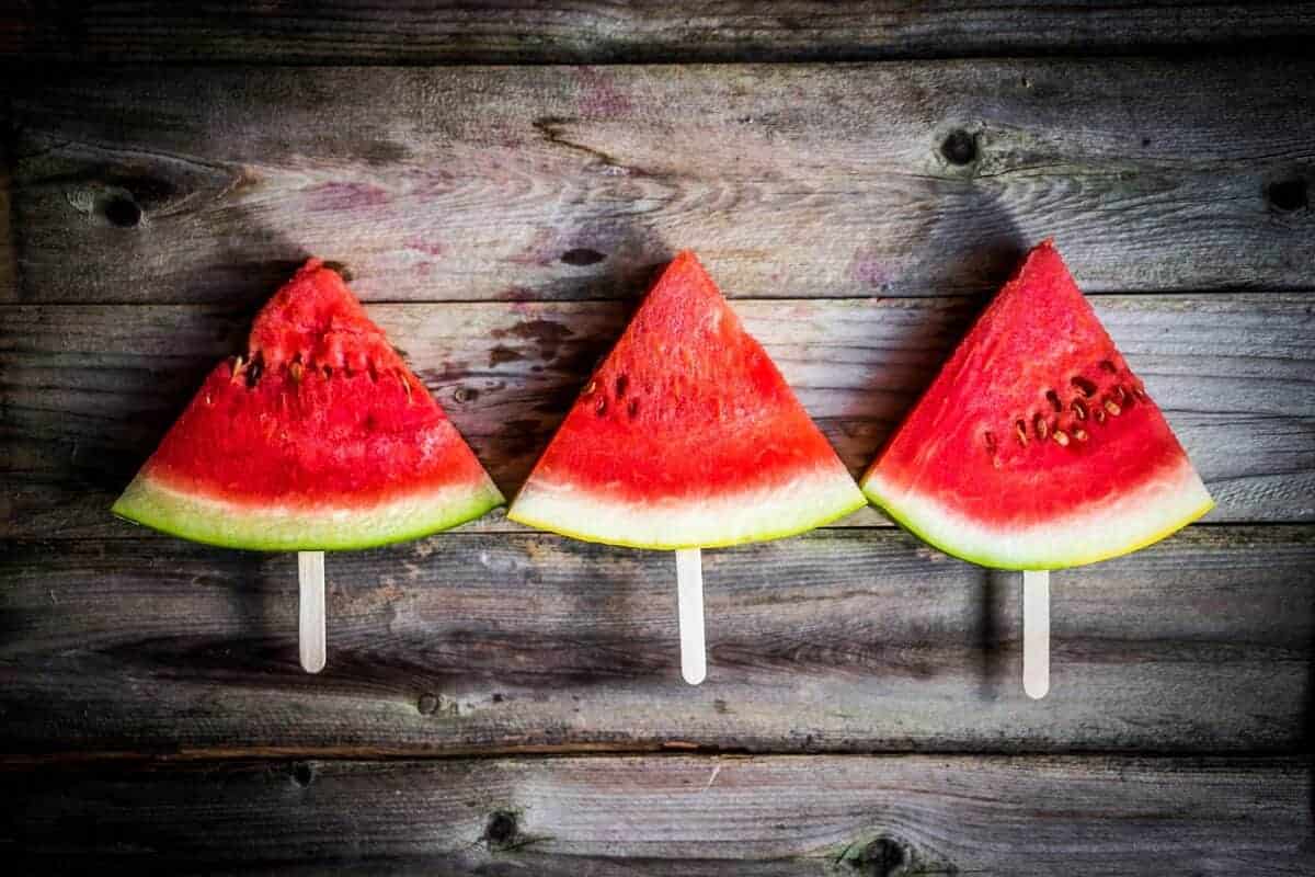 watermelon on a stick