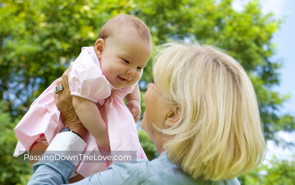 Grandma and baby