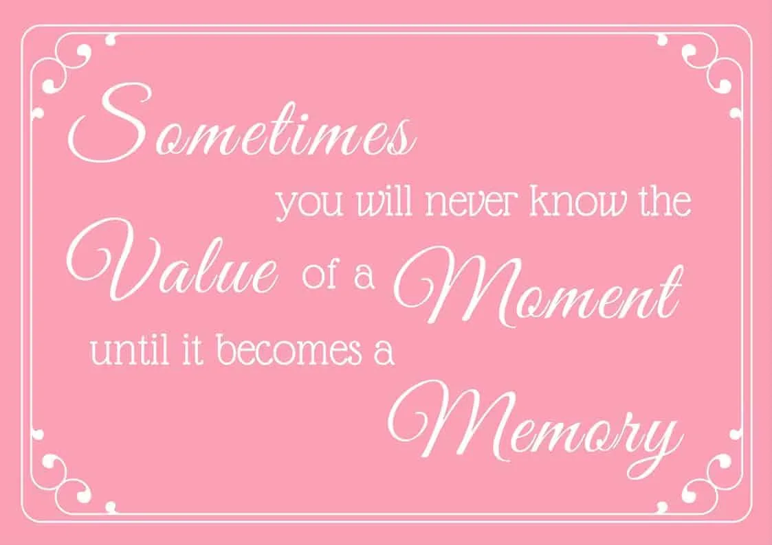 Value of a Moment PDF