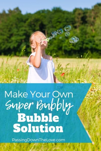 Be a Bubbly Grandma: Our Best DIY Bubble Solution