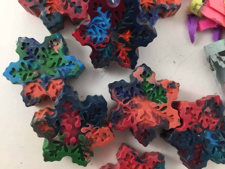 Melted Crayon Art