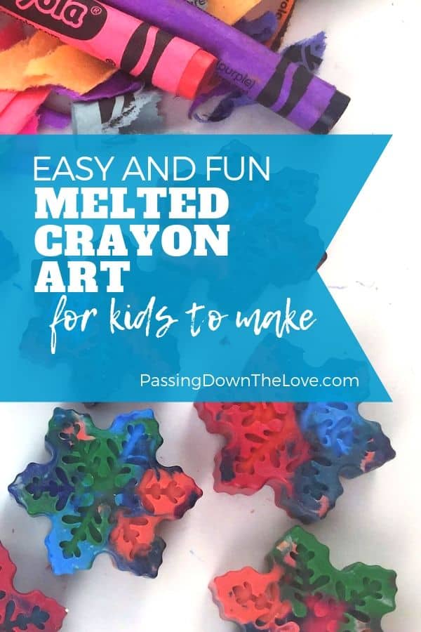 DIY Melted Crayon Art