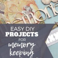 diy projects for memory keeping