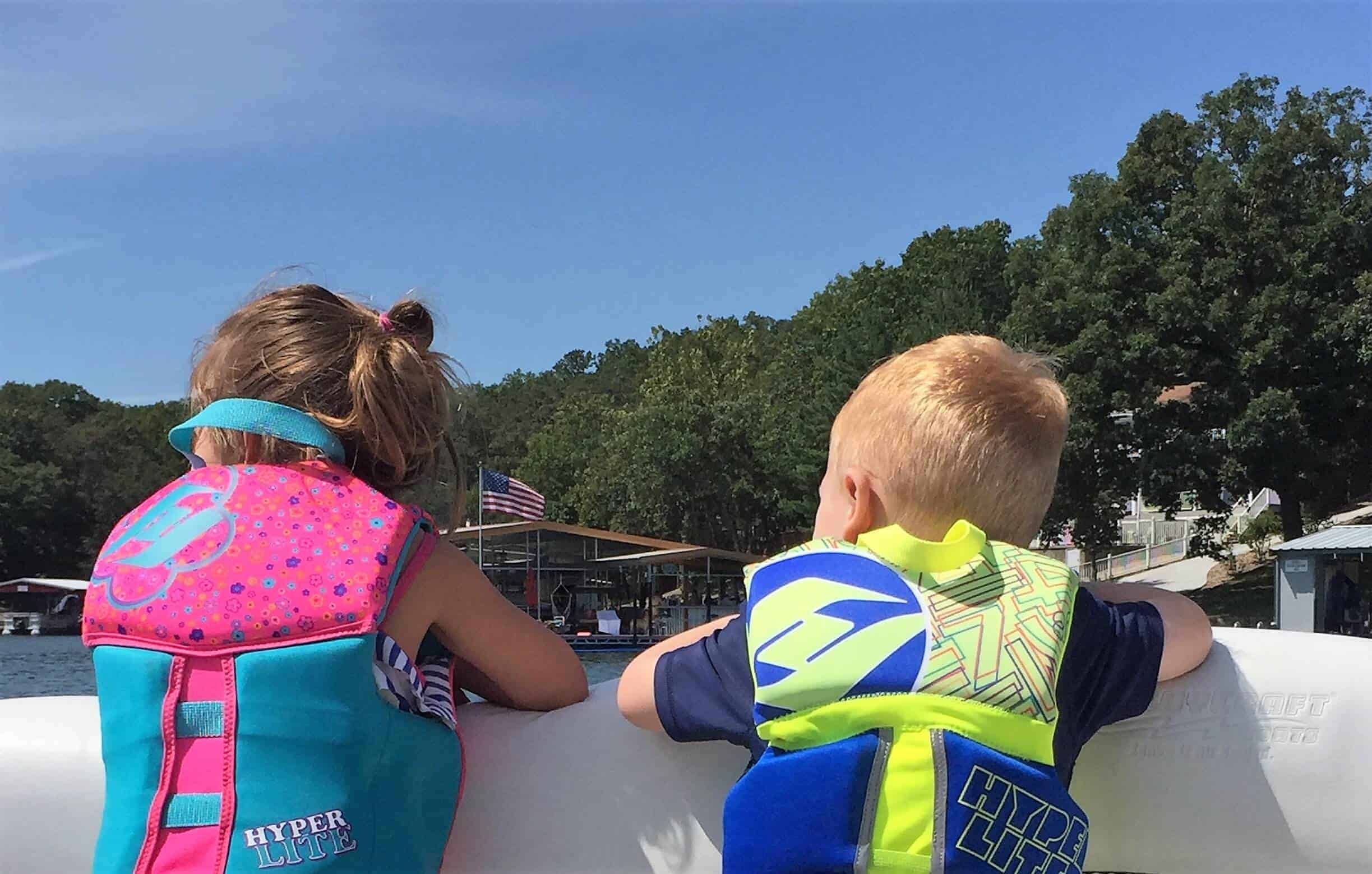 Grandkids at Lake of the Ozarks