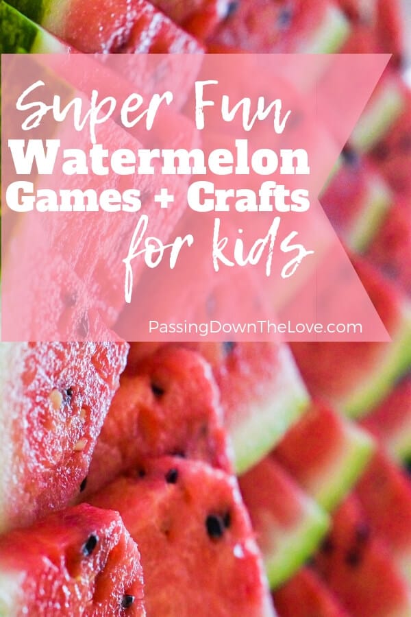 Watermelon games and crafts for kids