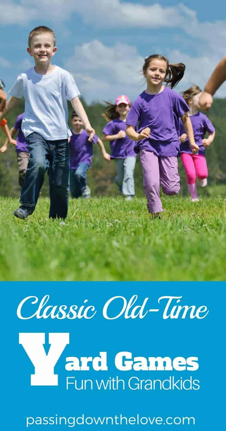 Mom said, 'don't come back until the street lights come on'. And we didn't'. We played games like these all day long! Classic old-time yard games.