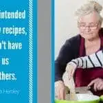 Grandmother quote about recipes
