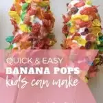 frozen banana pops recipe