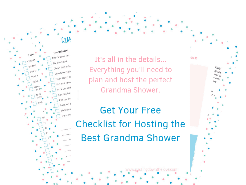 Baby shower checklist