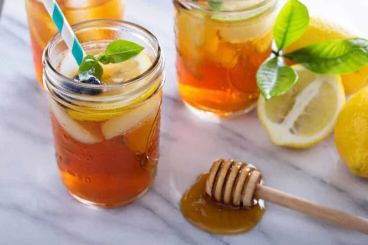 Sweet tea with honey