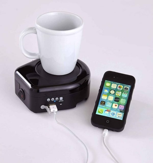 Mug Warmer Phone Charger Combo