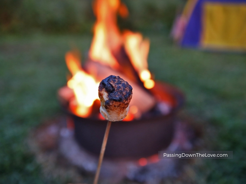 marshmallow campfire