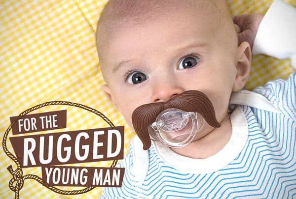 Mustache pacifier