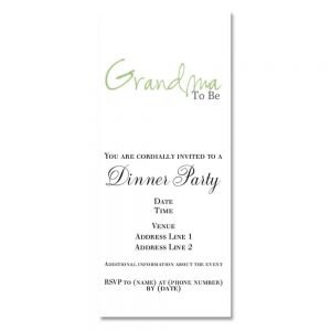 Grandma Shower Invitation