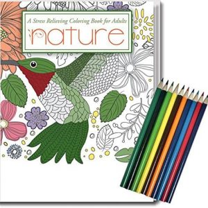 Nature coloring book gift