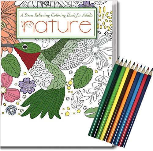 Nature coloring book gift