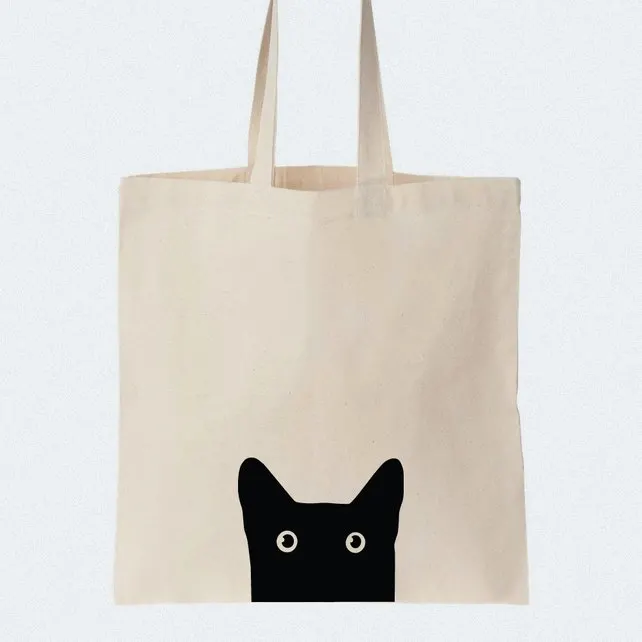 Black Cat Tote Bag