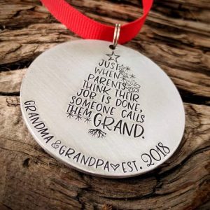 Personalized Grandparent Ornament