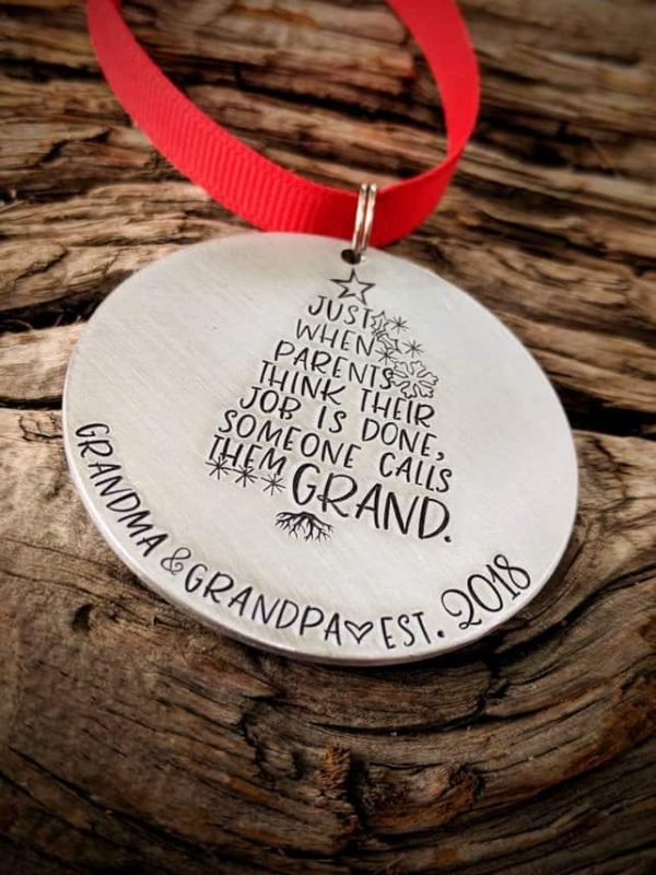 Personalized Grandparent Ornament