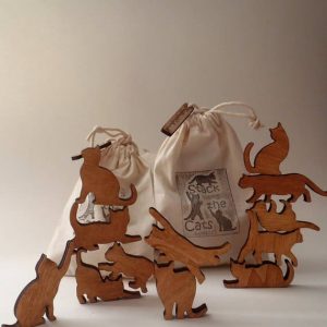 etsy stackable cats