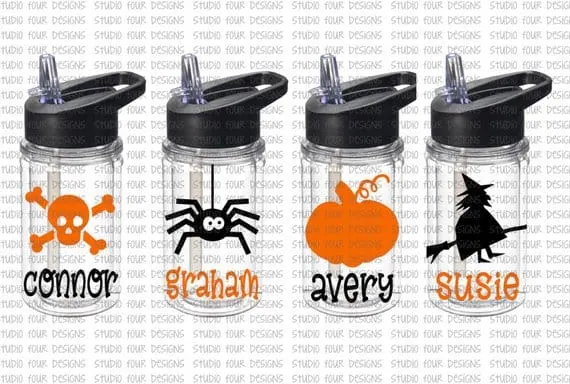 Halloween water bottle