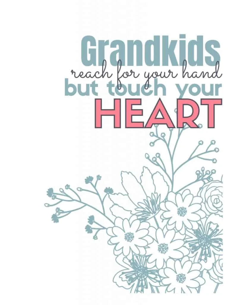 Grandkids touch your heart