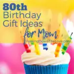 cupcake 80th birthday pin